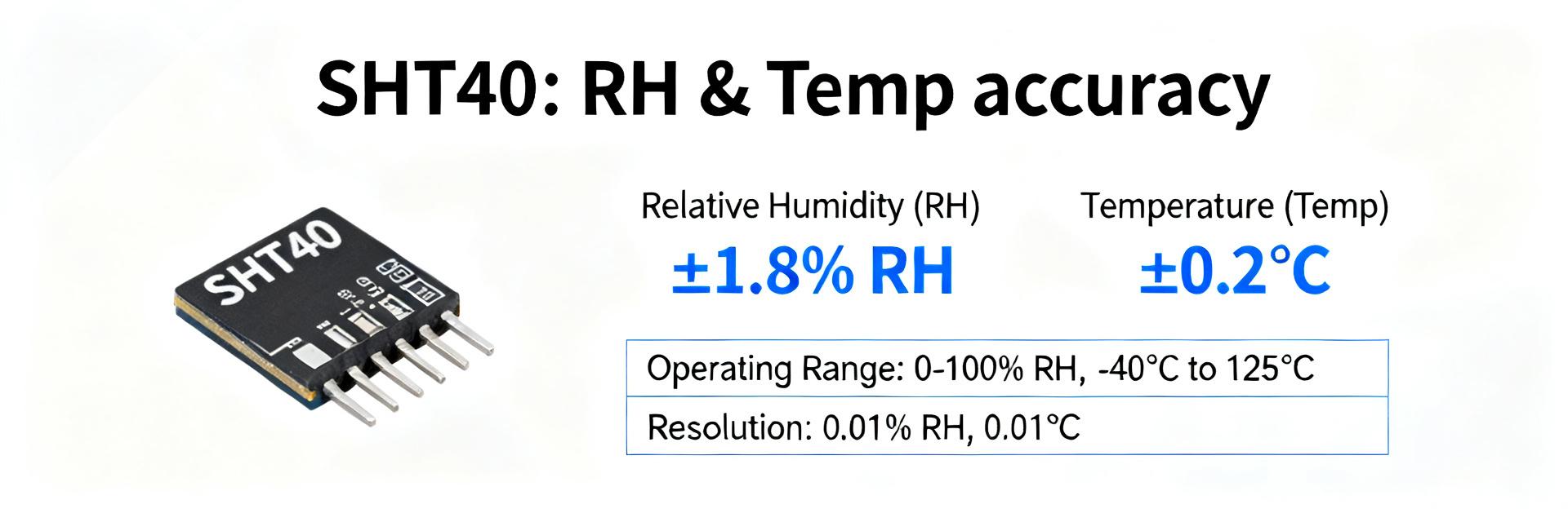 SHT40 Sensor Performance Report: Accuracy & Specs Overview